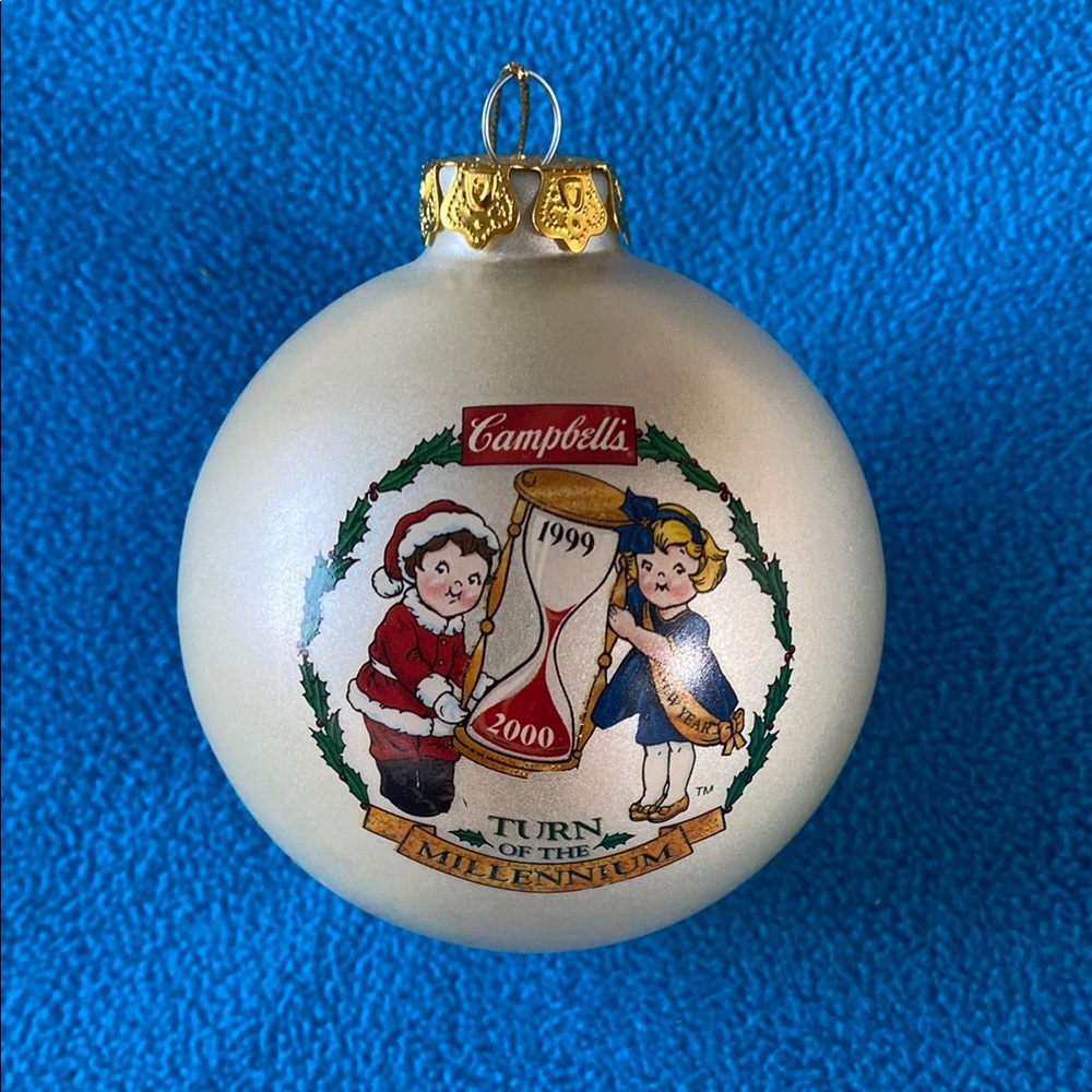 Campbell's Turn of Millenium 1999-2000 Ornament Vintage